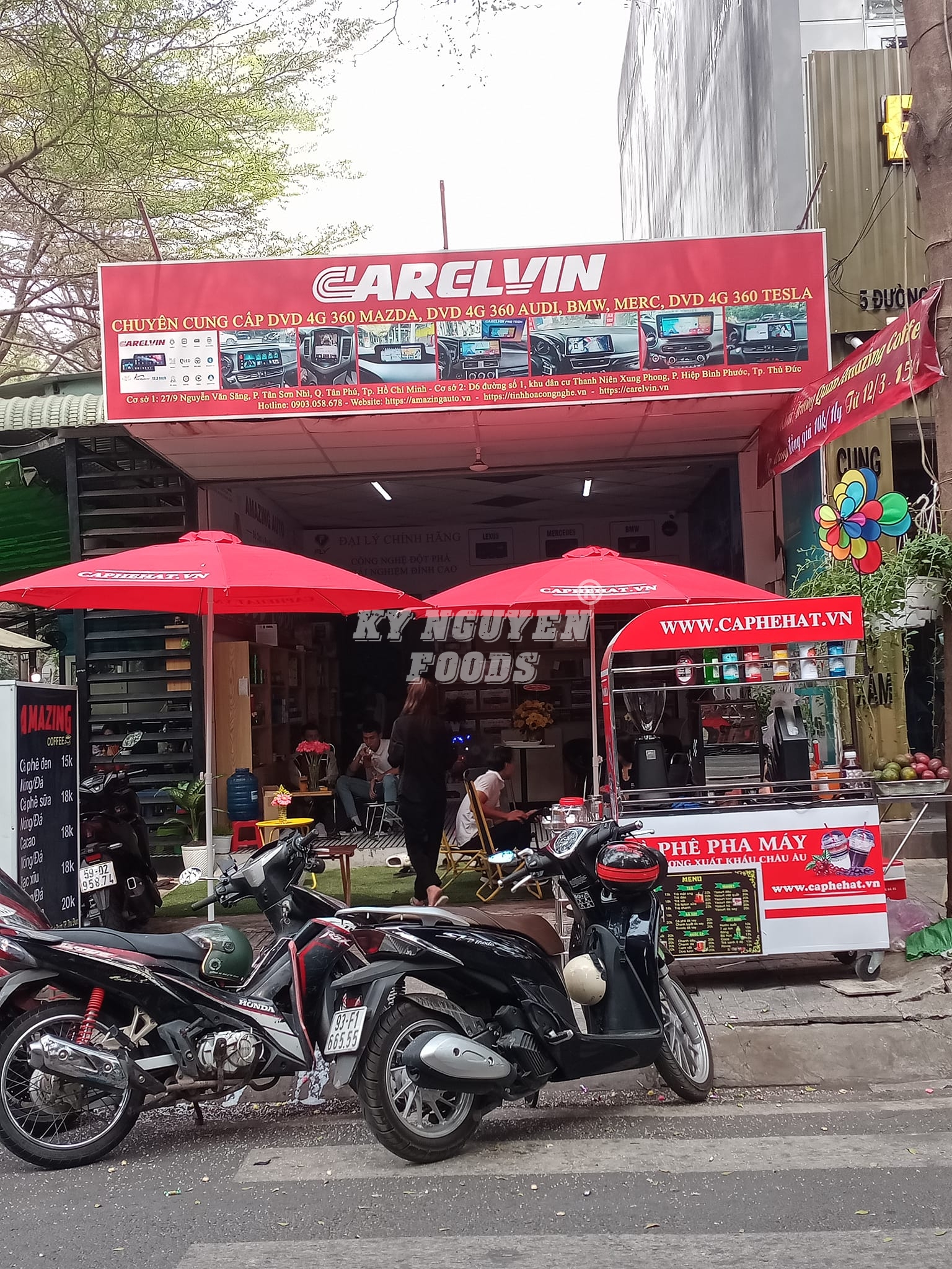 KNF Coffee Khai trương điểm bán hàng mới