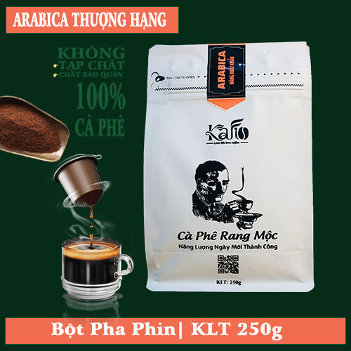 BỘT PHA PHIN| ARABICA THƯỢNG HẠNG| GÓI 250G