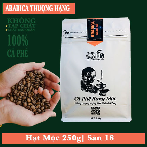 CÀ PHÊ ARABICA THƯỢNG HẠNG| KAFI NGUYÊN HẠT| GÓI 250G