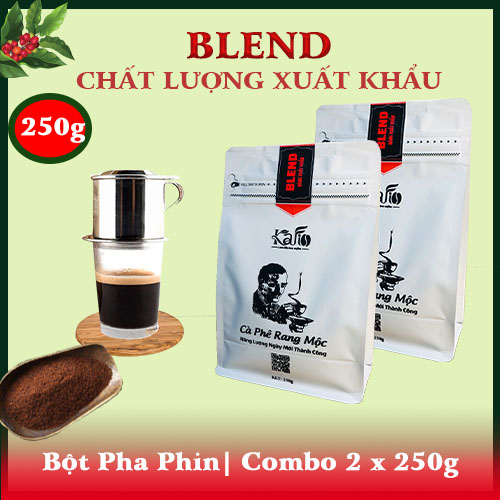 KAFI- BỘT PHA PHIN| BLEND THƯỢNG HẠNG| COMBO 2X 250G