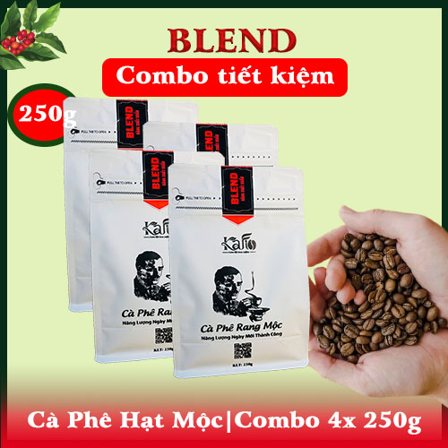 KAFI- BỘT MỊN PHA MÁY| BLEND THƯỢNG HẠNG| COMBO 4X 250G