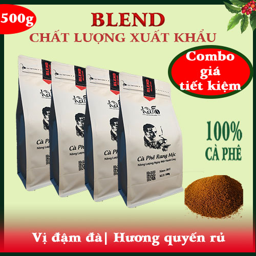 KAFI- BỘT MỊN PHA MÁY| BLEND THƯỢNG HẠNG| COMBO 4 X 500G